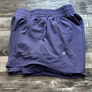 Lululemon Purple Hotty Hot Shorts